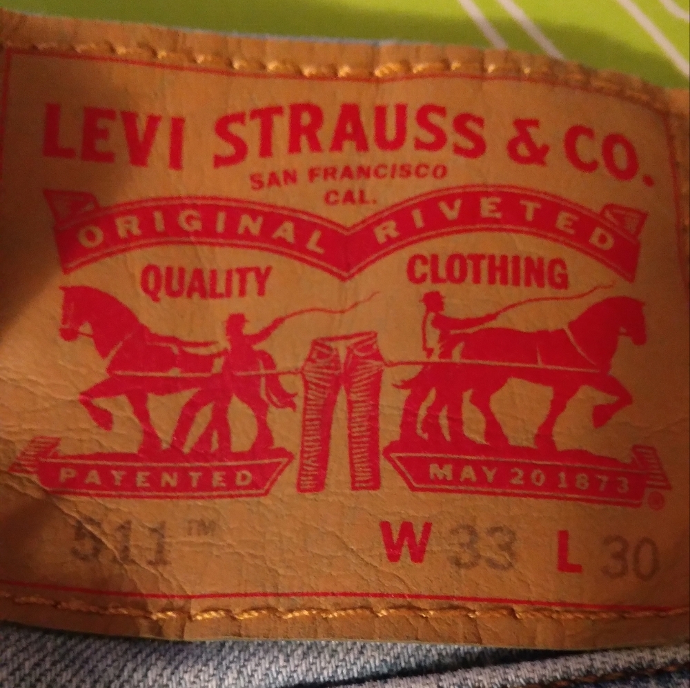 Size 33/30 Levi's Jean's.